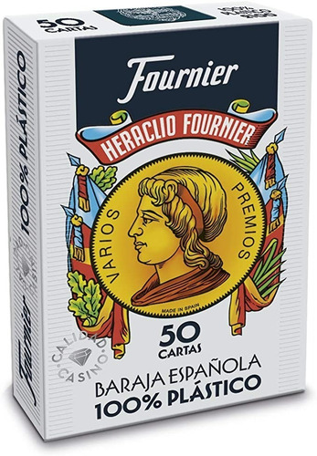 Baraja Española Fournier 50 Cartas ¡100% Plástico!