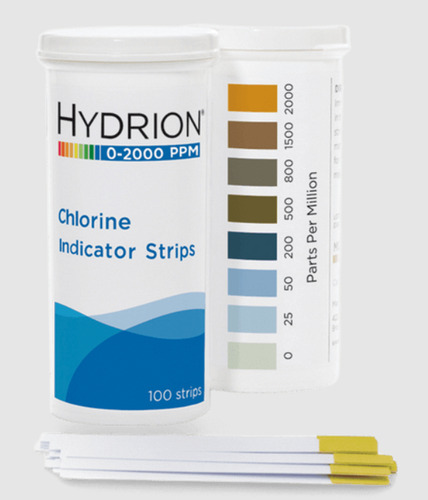 Tiras Reactivas De Cloro (hydrion Ch-2000)