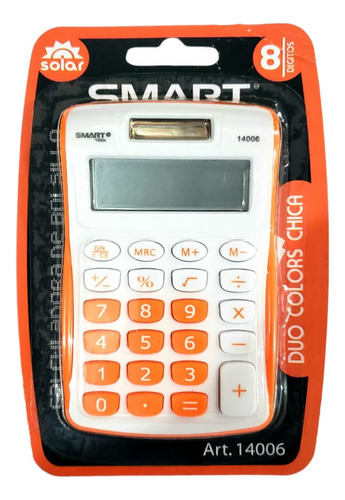 Calculadora De Bolsillo Mediana 8 Dígitos Duo Color Smartech