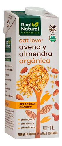 Alimento Líquido Real Natural Avena Almendra 1 L