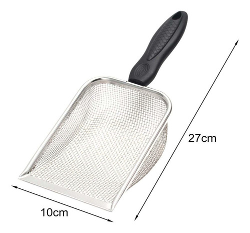 // Cuchara Para Arena Para Gatos, Mango De Pp Malla De 2,9