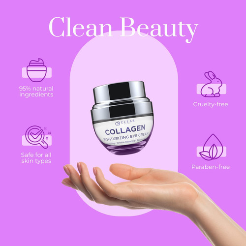 Creme Para Os Olhos Clear Beauty Korean Collagen 30ml Antien