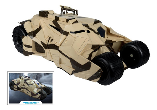 Camouflage Tumbler Vehículo Batman Dark Knight Mcfarlane Camouflage Tumbler Caqui