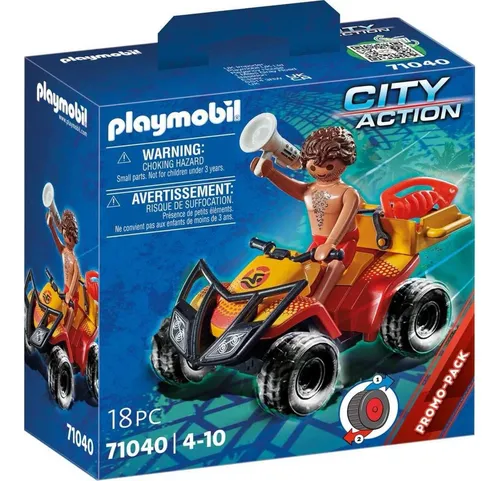 comprar Playmobil City Action Quad De Rescate 18 Piezas Pull-back