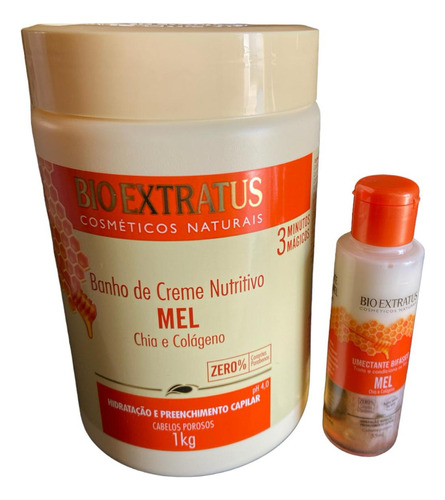 Kit Mel Bio Extratus Hidratação Porosidade Bc 1kg 1 Fix Dose