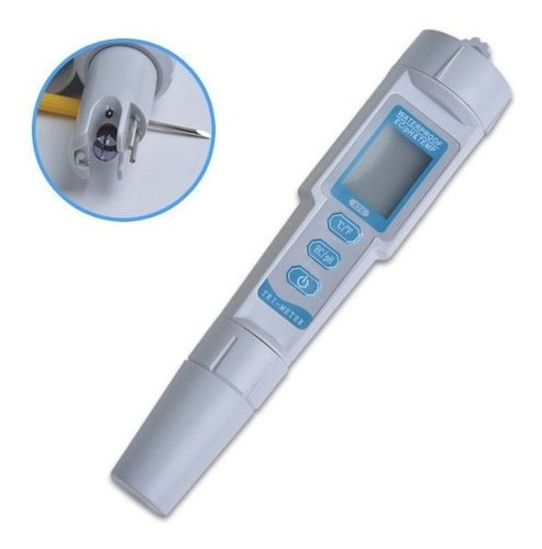 3 En 1 Medidor De Ph Ec Y Temperatura Del Agua