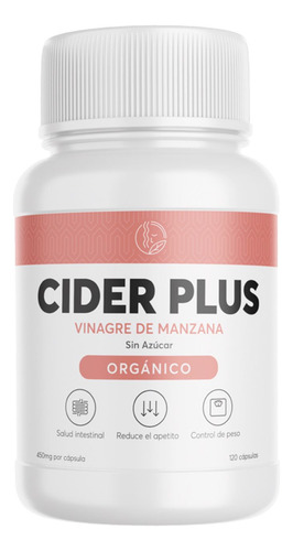Capsulas Vinagre De Manzana Orgánico Con La Madre Cider Plus