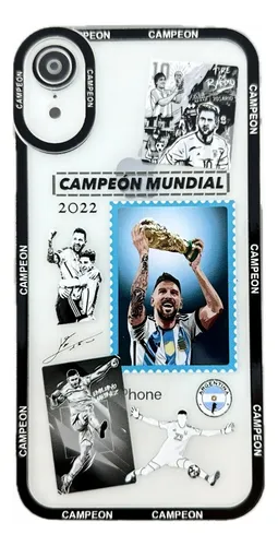 Funda Tpu Diseño Campeon 2022 Para iPhone XR