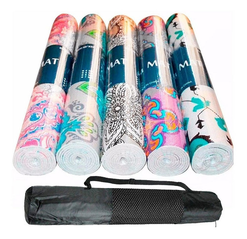 Colchoneta Yogamat Estampada Pilates, Yoga, Fitness - El Rey
