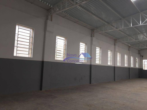 Galpão Para Alugar, 1100 M² Por R$ 18.000,00/mês - Jardim Vila Formosa - São Paulo/sp - Ga0044