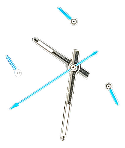 Manecillas Epson Seiko Vk63 Set 6 Pzas Repara Reloj Relojero