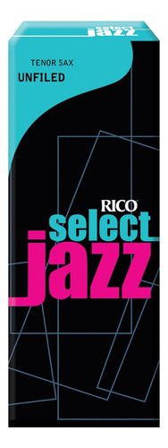 Caña Rico Select Jazz Unfiled Para Saxo Tenor Dureza / Número 2 Medium