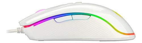 Mouse Gamer Redragon King Cobra Lunar White Rgb 24000 Dpi