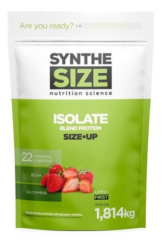 Isolate Protein Blend 1814g Synthesize Sabor Morango