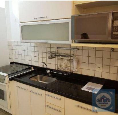Imagem 4 de 22 de Flat Com 1 Dormitório À Venda, 76 M² Por R$ 371.000,00 - Gonzaga - Santos/sp - Fl0057