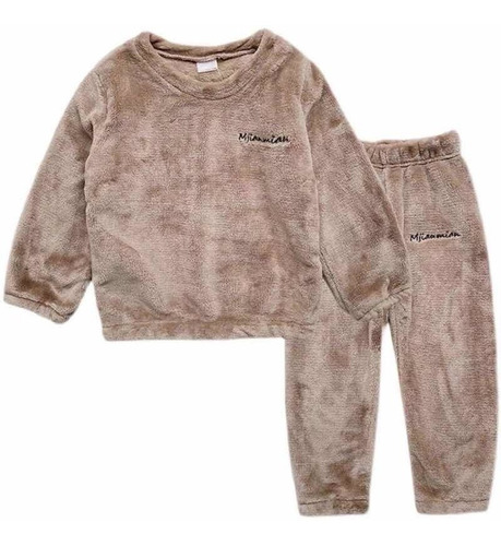 Pijama De Dormir Conjunto Niño Niña Invierno Forro Polar 