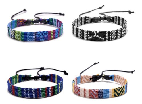 Yanchun 4 Pulseras De Playa De Surfista Para Hombres, Pulser