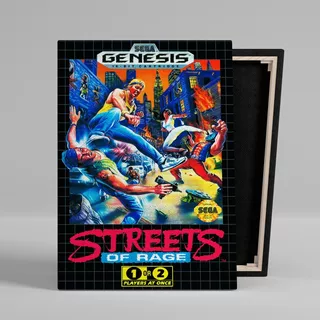 Cuadro Gamer Streets Of Rage Canvas Con Bastidor 60x40 Cm