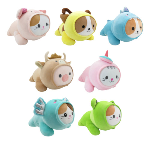 Peluche Para Regalar Grande Animalitos Suaves Smoochy Pals Ajolote