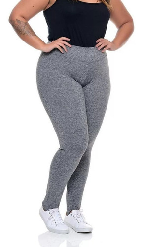 Imagem 5 de 6 de Kit 6 Calça Legging Flanelada Térmica Plus Size Oferta Miusa