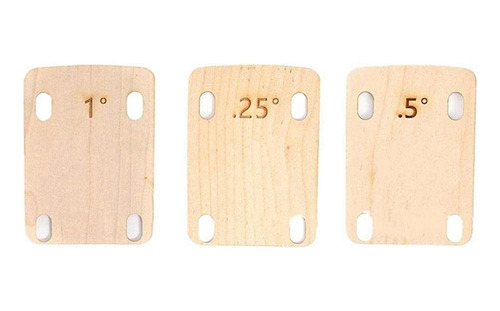 Cuñas Para Cuello De Guitarra, 3 Piezas, Placa De Cuello Par