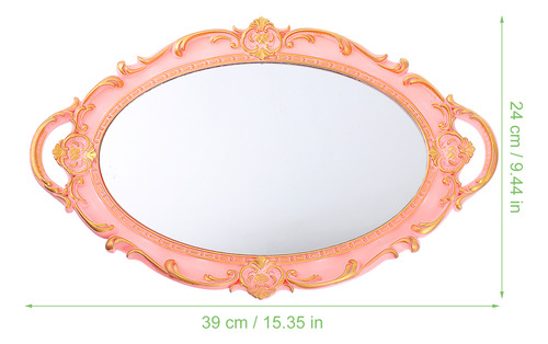 Espejos Decorativos Para Pared, Bandeja De Tocador Rosa