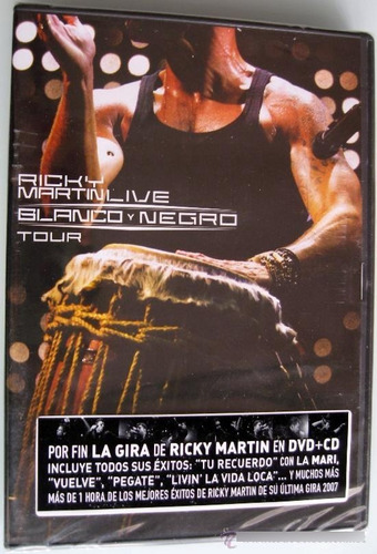 Ricky Martin Blanco Y Negro  Dvd + Cd