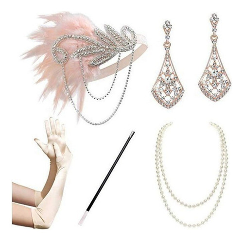 . Juego De Accesorios Gatsby Great De Los Años 20 For