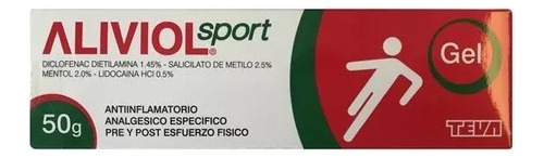 Aliviol® Sport Gel 50g | Analgesico & Antiinflamatorio