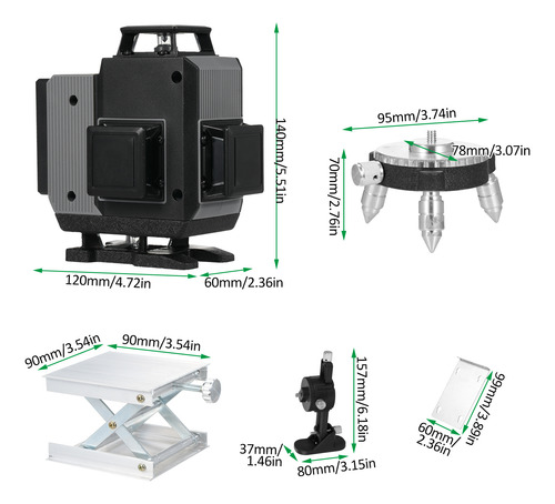 Gradienter Laser Two Green 4x360° Laser 4d Level Green Two