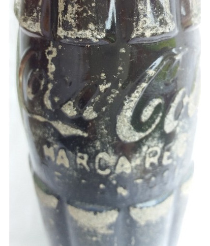 Garrafa Antiga Coca-cola - Alto Relevo -1958 - 290 Ml - X10 (Usado)