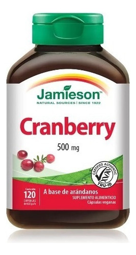 Carnberry Suplemento A Base De Arándanos Jamieson 120caps Sabor Natural