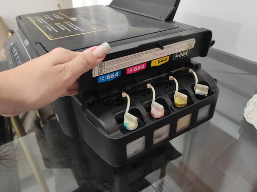 Para Arrumar Multifuncional Cor Epson Ecotank L375 127/220v Preto (Usado)