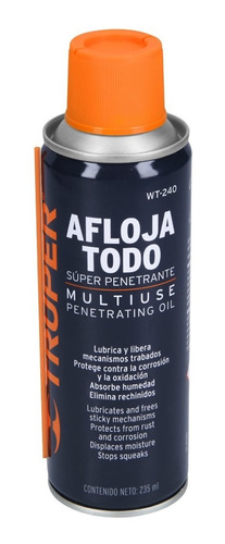 Aceite Aflojatodo En Aerosol De 235 Ml, Truper Cod 13469