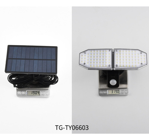 Para Luz Solar L, Lámpara De Pared Con Sensor De