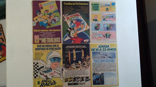 Lote Zé Carioca 6 Números 1305 1309 1313 1315 1319 1321 (Usado)