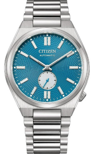 Reloj Citizen Automatico Tsuyosa Nk5010-51l Azul Turquesa