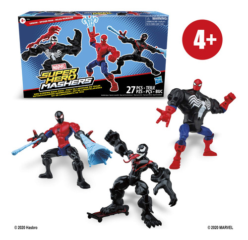 Bonecos De Ação Marvel Super Hero Mashers Web-slinging