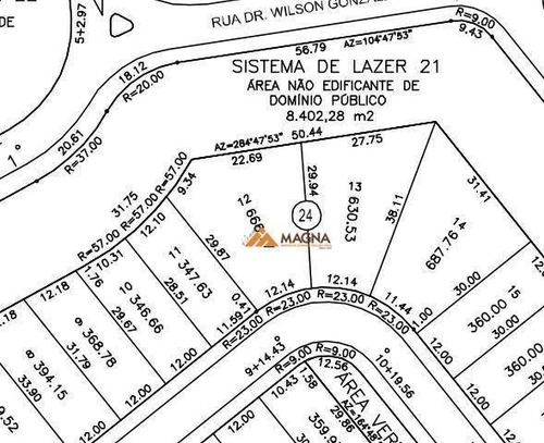 Terreno À Venda, 660 M² Por R$ 700.000,00 - Jardim Nova Aliança Sul - Ribeirão Preto/sp - Te0973