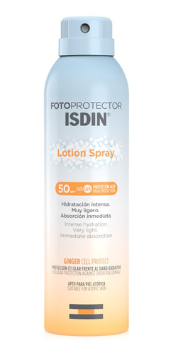 Fotoprotector Solar Loion Spray. Isdin Spf50(hidratacion )