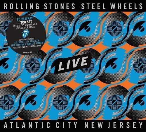 Rolling Stones Steel Wheels Live Atlantic 2 Cd Bluray N&-.