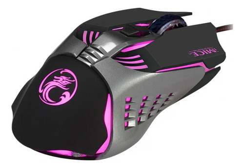 Mouse Gamer V5 Rgb Dpi2400 Rgb Imice 7 Botões Jogos