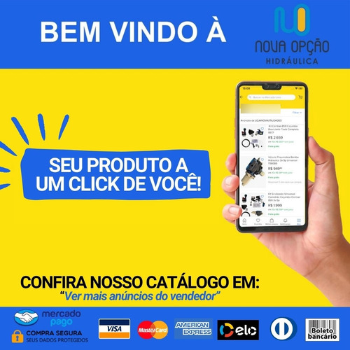 Visor Nível Óleo Redondo Rosca 3/4 Bsp Alumínio Reservatório