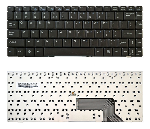 Teclado Notebook Acteon Bluesky Cce Nextera Win Blk0207n Ncv