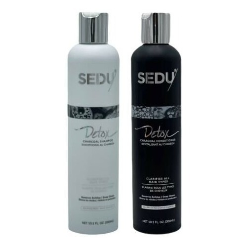 Set Sedu Detox Charcoal Elimina Residuos Original 