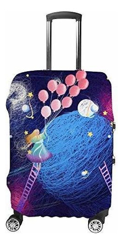 Maleta - Kuizee Luggage Cover Suit  Cover Fairytale Blue