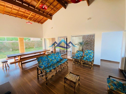 Imagem 8 de 15 de Chacara Condominio 3 Dorm 1 Suite Jardim De Inverno Lareira Piscina Area Gourmet - V-1094