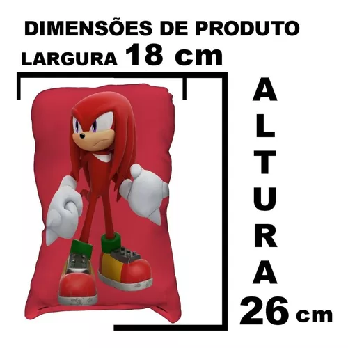 Fantasia Sonic Vermelho Knuckles