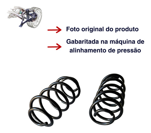 Kit Suspensão Onix 13 A 19 Molas Frente E Traseira