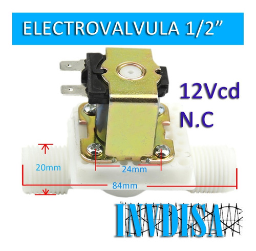 Envio Gratis - Electrovalvula 1/2 12v Pic Arduino Agua